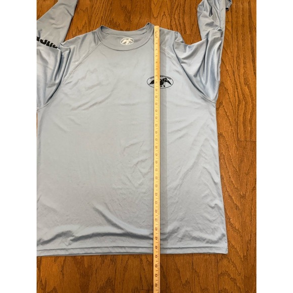 Duck Commander Duck Dynasty Mens Light Blue Shirt Logo Long Sleeve XL Performanc - Picture 6 of 7